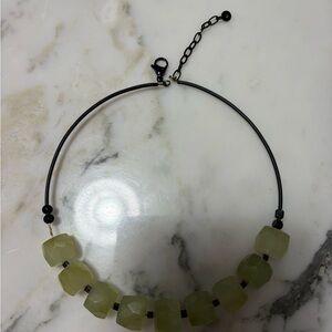 Elegant Green Beaded Necklace